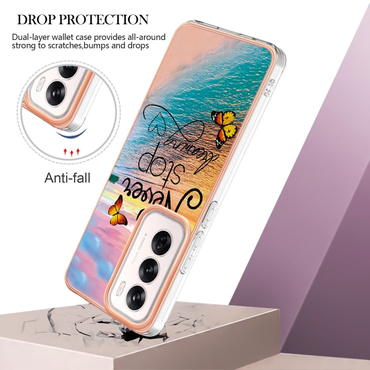 For OPPO Reno12 Global Electroplating IMD TPU Phone Case