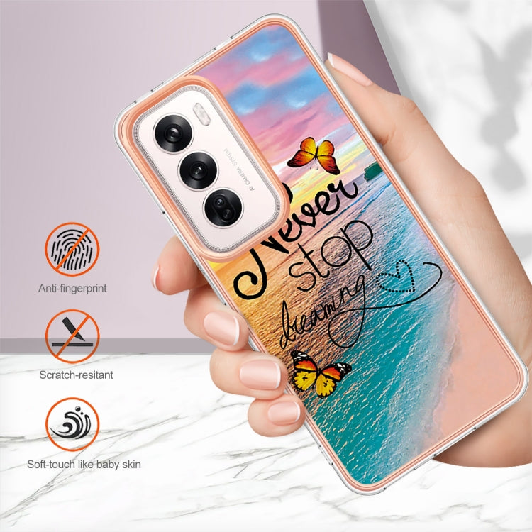 For OPPO Reno12 Global Electroplating IMD TPU Phone Case