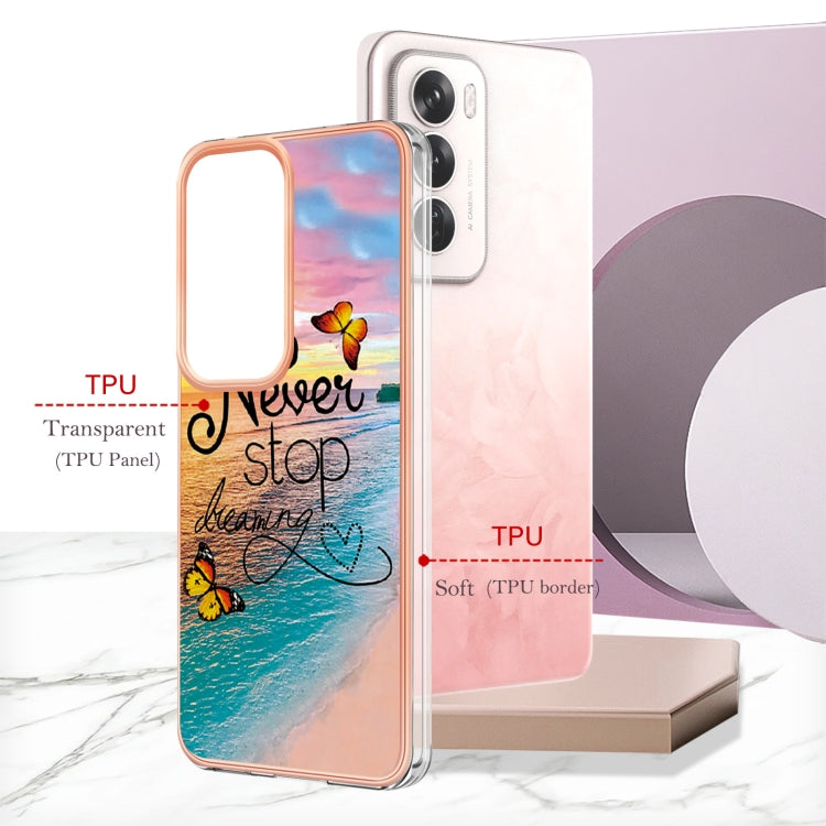 For OPPO Reno12 Global Electroplating IMD TPU Phone Case