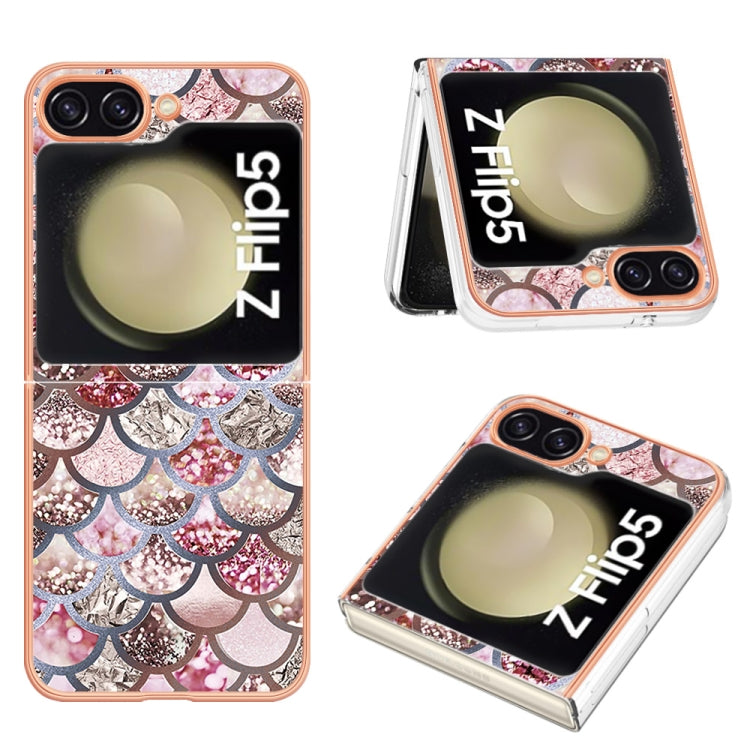 For Samsung Galaxy Z Flip5 Electroplating IMD TPU Phone Case