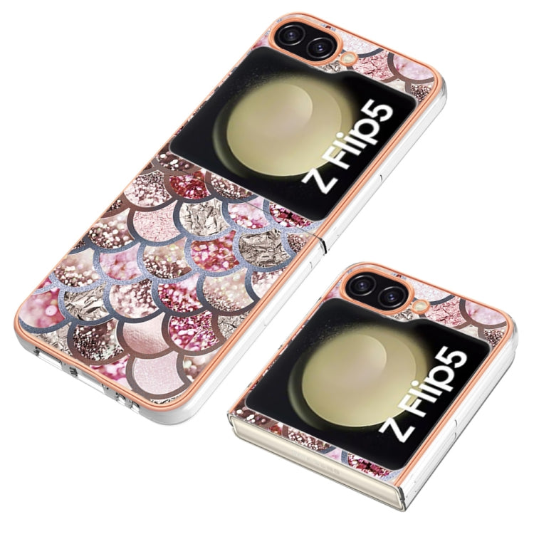 For Samsung Galaxy Z Flip5 Electroplating IMD TPU Phone Case