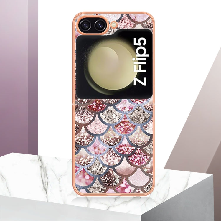 For Samsung Galaxy Z Flip5 Electroplating IMD TPU Phone Case