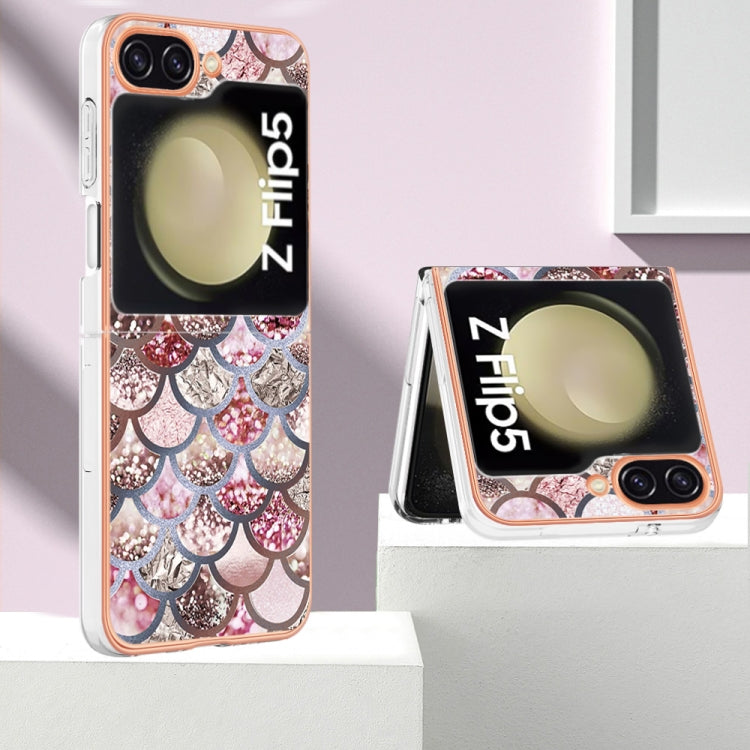 For Samsung Galaxy Z Flip5 Electroplating IMD TPU Phone Case