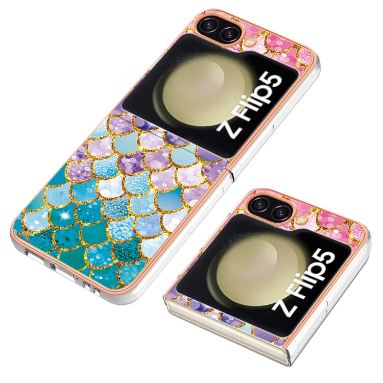 For Samsung Galaxy Z Flip5 Electroplating IMD TPU Phone Case