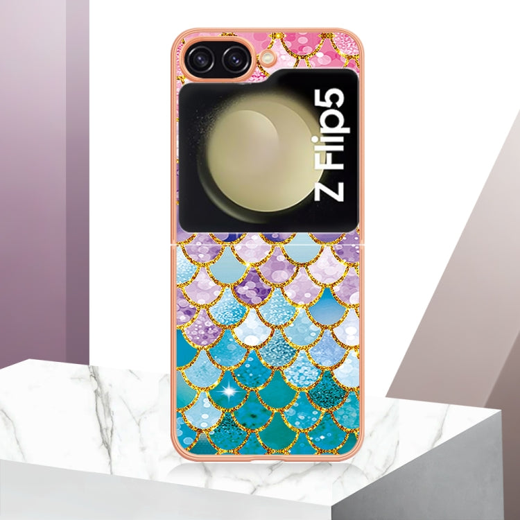 For Samsung Galaxy Z Flip5 Electroplating IMD TPU Phone Case