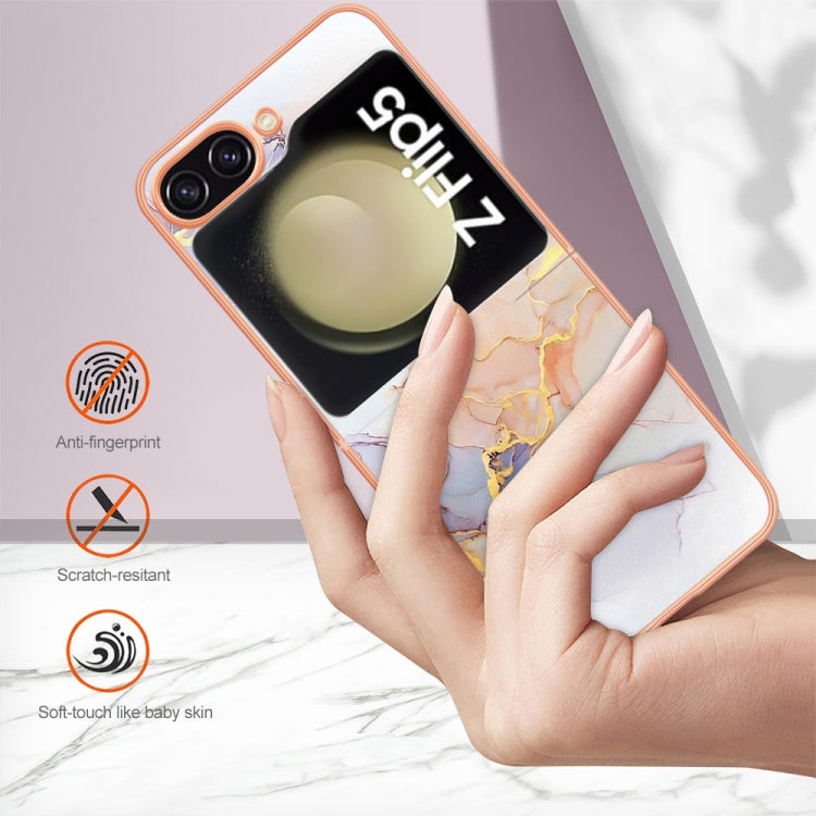 For Samsung Galaxy Z Flip5 Electroplating IMD TPU Phone Case