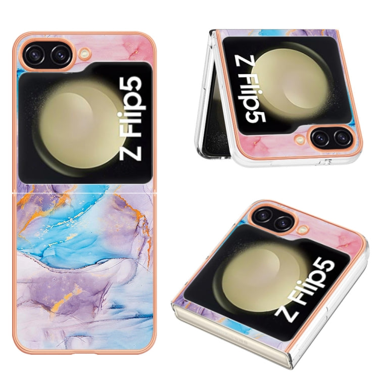 For Samsung Galaxy Z Flip5 Electroplating IMD TPU Phone Case