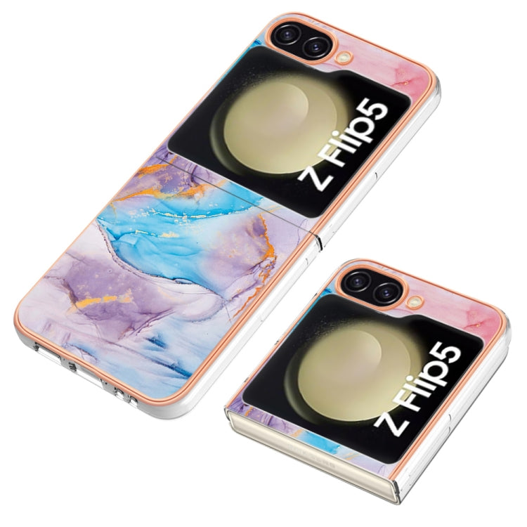 For Samsung Galaxy Z Flip5 Electroplating IMD TPU Phone Case