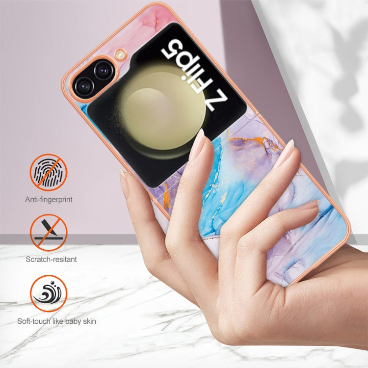 For Samsung Galaxy Z Flip5 Electroplating IMD TPU Phone Case