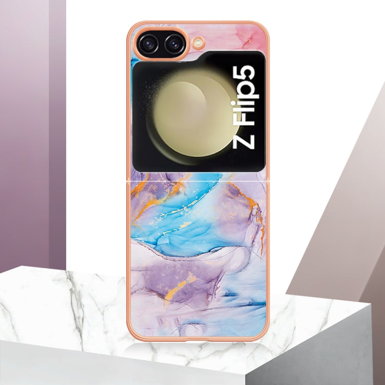 For Samsung Galaxy Z Flip5 Electroplating IMD TPU Phone Case
