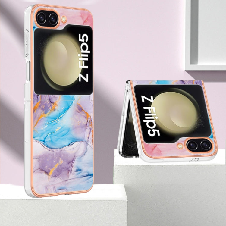 For Samsung Galaxy Z Flip5 Electroplating IMD TPU Phone Case