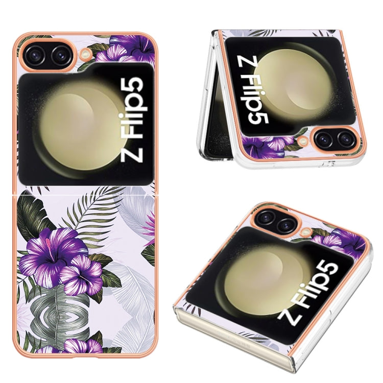 For Samsung Galaxy Z Flip5 Electroplating IMD TPU Phone Case