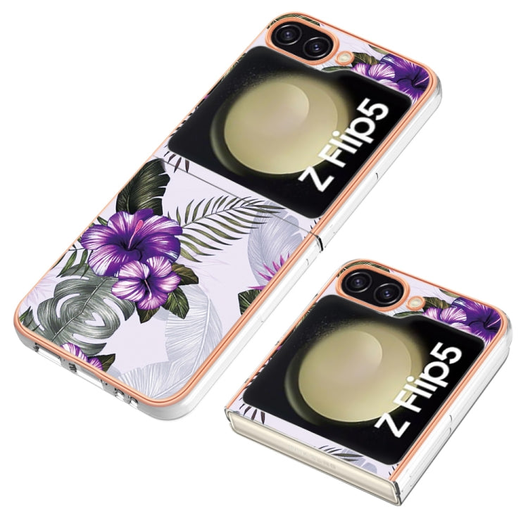 For Samsung Galaxy Z Flip5 Electroplating IMD TPU Phone Case