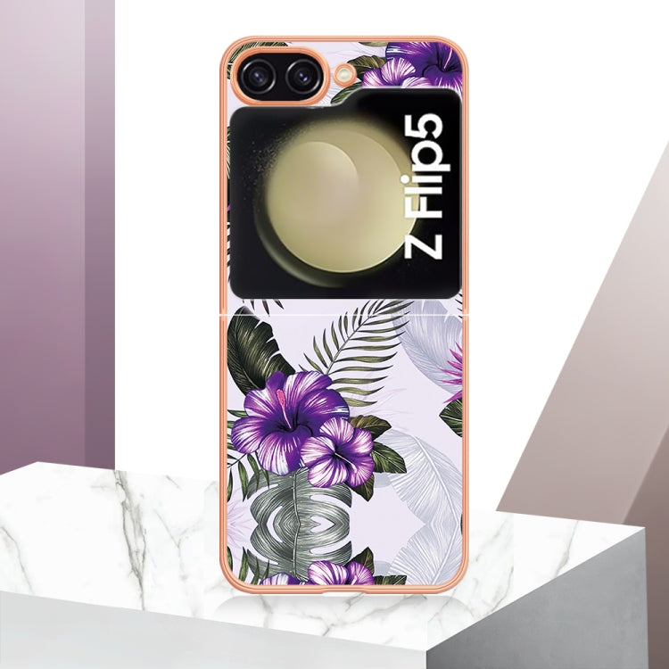 For Samsung Galaxy Z Flip5 Electroplating IMD TPU Phone Case