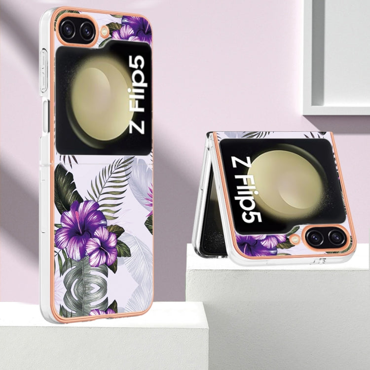 For Samsung Galaxy Z Flip5 Electroplating IMD TPU Phone Case