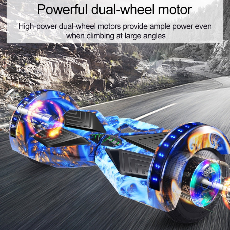 High Configuration Version Bluetooth Marquee Light Electric Balance Car Scooter Smart Twisted Car for Children and Adult, with 8 inch Luminous Wheel Tires
