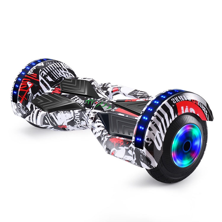 High Configuration Version Bluetooth Marquee Light Electric Balance Car Scooter Smart Twisted Car for Children and Adult, with 8 inch Luminous Wheel Tires