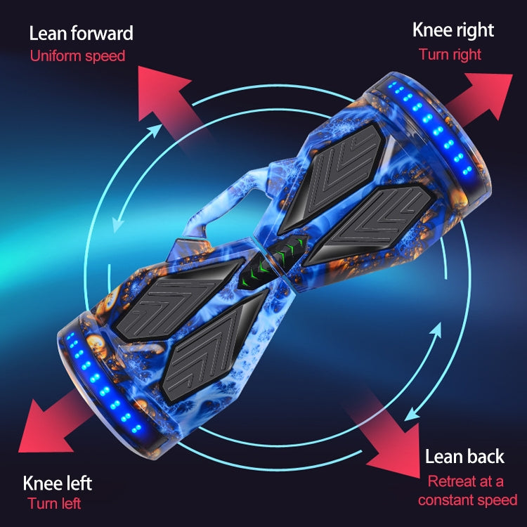 High Configuration Version Bluetooth Marquee Light Electric Balance Car Scooter Smart Twisted Car for Children and Adult, with 8 inch Luminous Wheel Tires