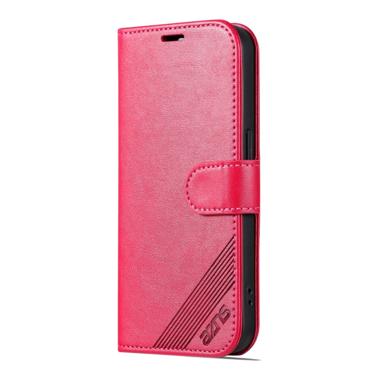 For iPhone 16 Pro Max AZNS Sheepskin Texture Flip Leather Phone Case