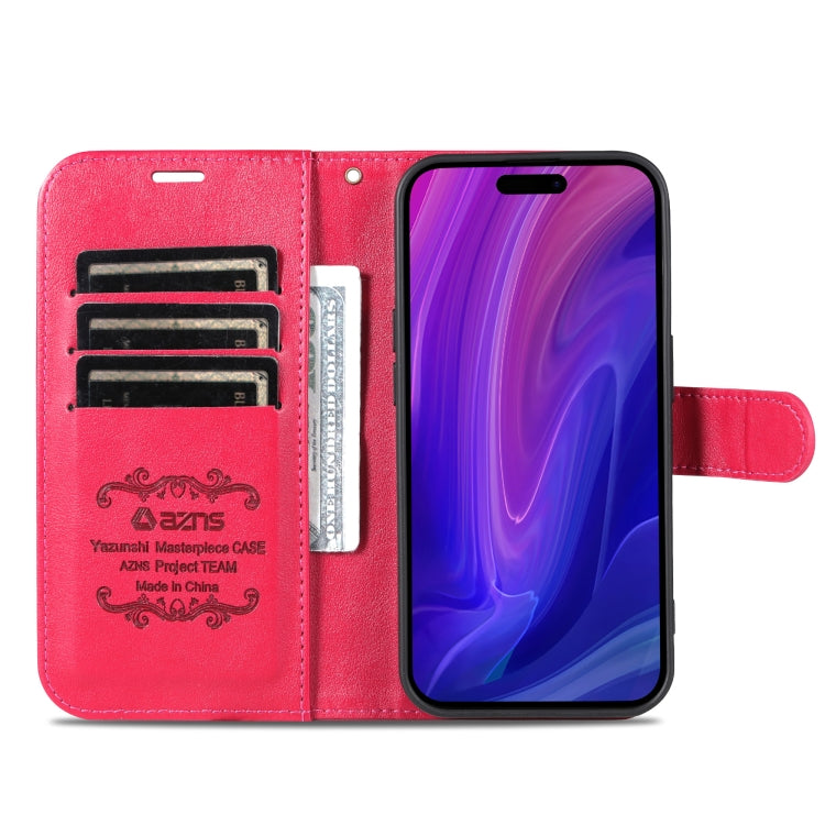 For iPhone 16 Pro Max AZNS Sheepskin Texture Flip Leather Phone Case