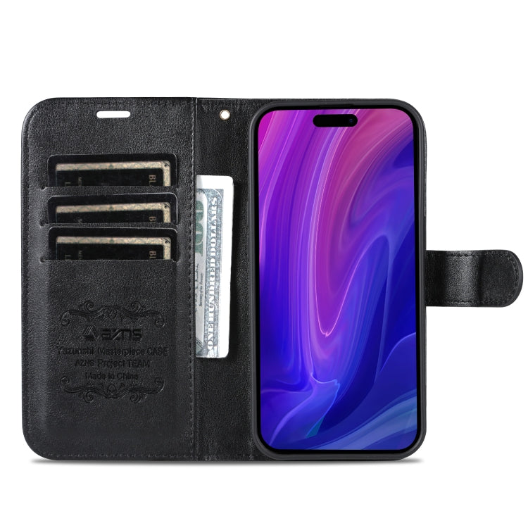 For iPhone 16 Pro AZNS Sheepskin Texture Flip Leather Phone Case