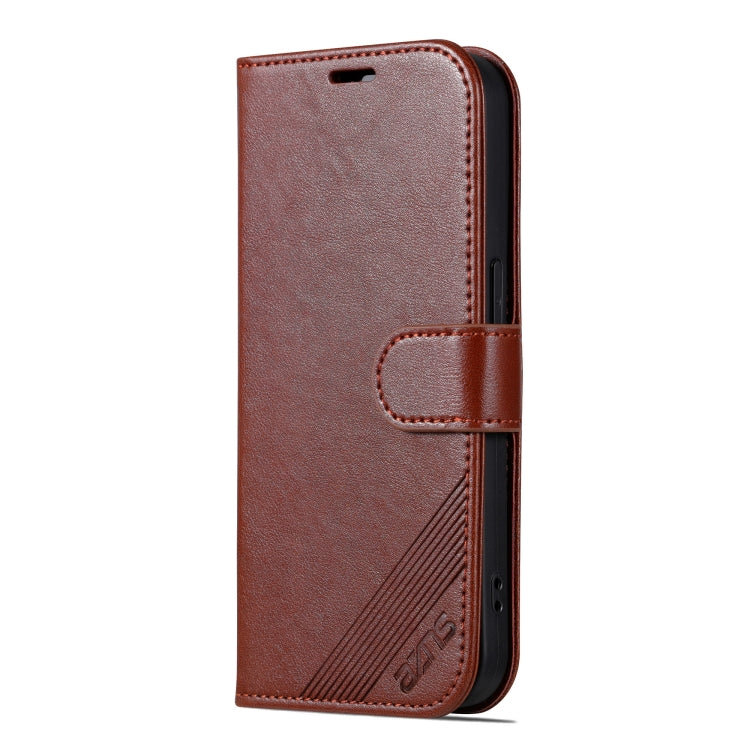 For iPhone 16 Pro AZNS Sheepskin Texture Flip Leather Phone Case