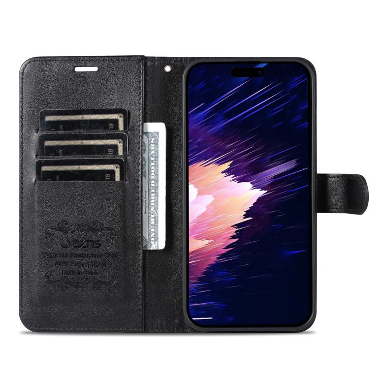 For iPhone 17e / 16e AZNS Sheepskin Texture Flip Leather Phone Case
