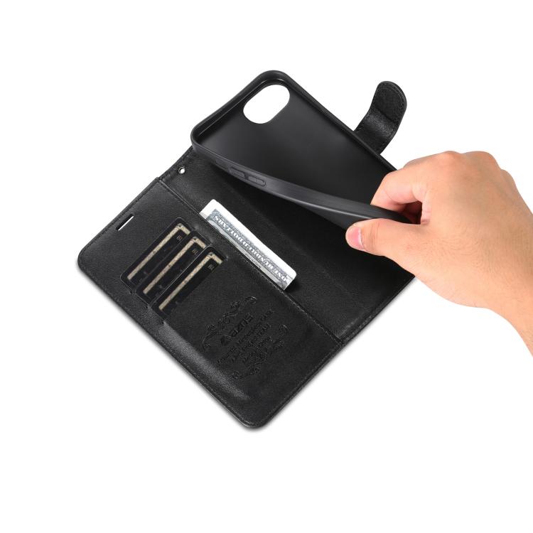 For iPhone 17e / 16e AZNS Sheepskin Texture Flip Leather Phone Case