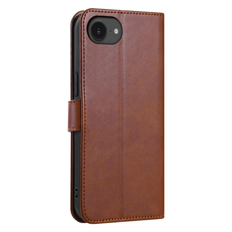 For iPhone 17e / 16e AZNS Sheepskin Texture Flip Leather Phone Case