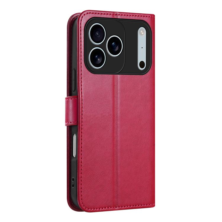 For iPhone 17 Pro AZNS Sheepskin Texture Flip Leather Phone Case