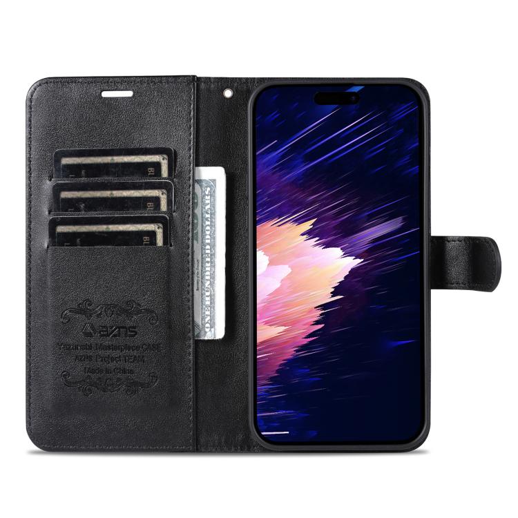For iPhone Air AZNS Sheepskin Texture Flip Leather Phone Case