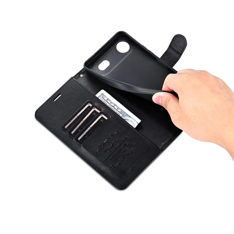 For iPhone Air AZNS Sheepskin Texture Flip Leather Phone Case