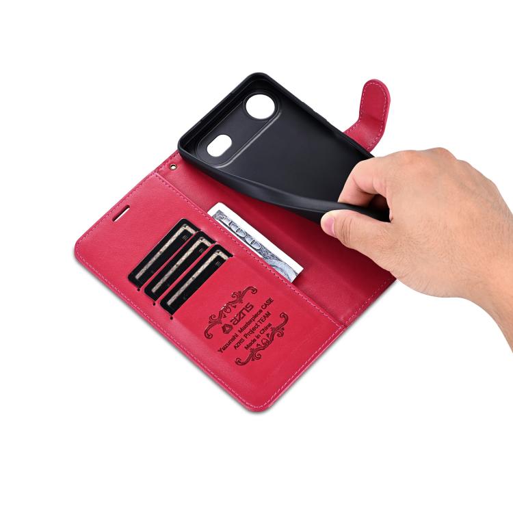 For iPhone Air AZNS Sheepskin Texture Flip Leather Phone Case