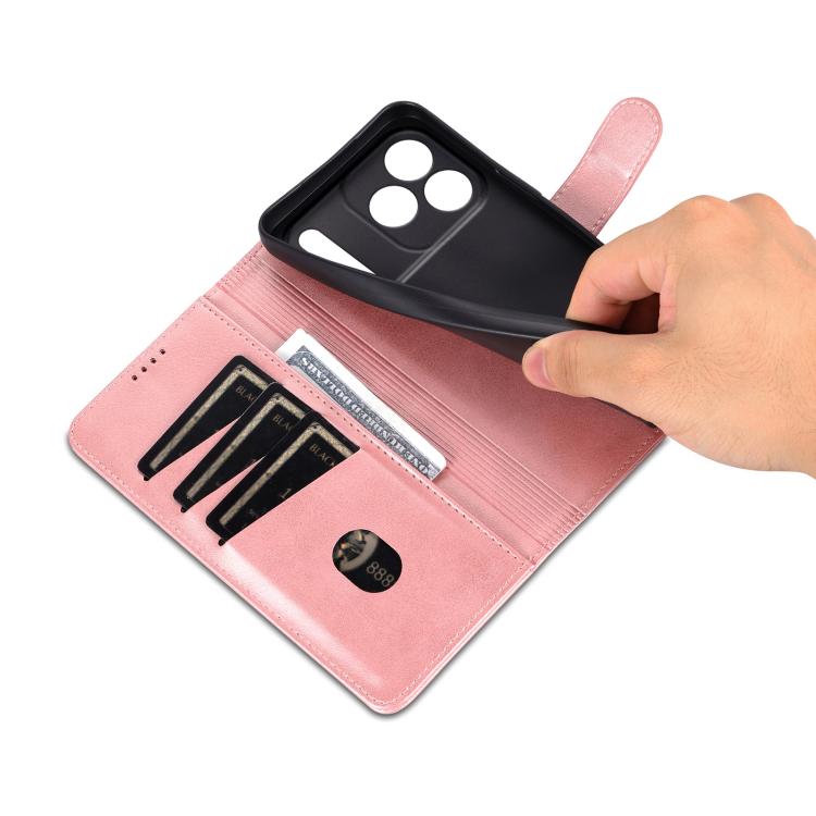 For iPhone 17 Pro Max AZNS Skin Feel Calf Texture Flip Leather Phone Case