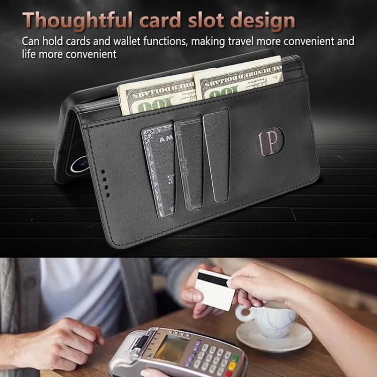 For iPhone 17 Pro Max AZNS Skin Feel Calf Texture Flip Leather Phone Case