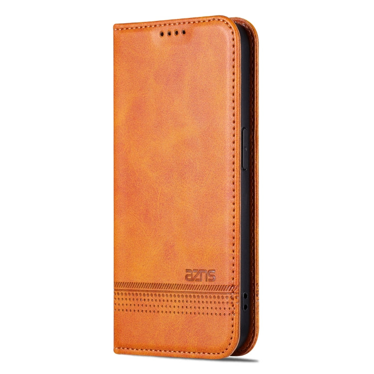 For iPhone 16 Pro AZNS Magnetic Calf Texture Flip Leather Phone Case