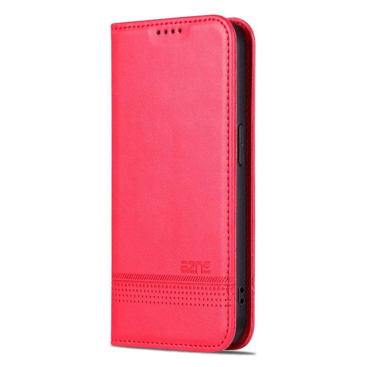 For iPhone 16 Pro AZNS Magnetic Calf Texture Flip Leather Phone Case