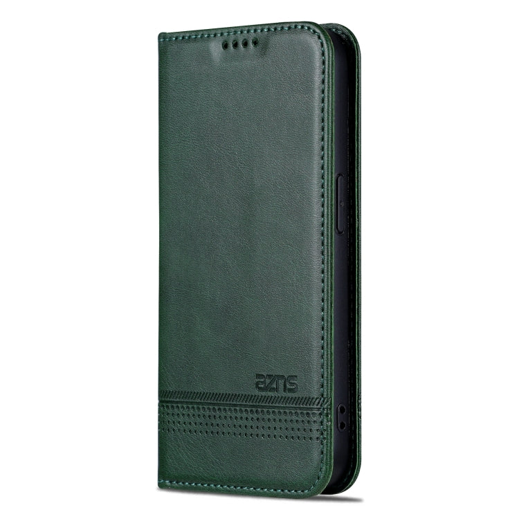 For iPhone 16 Pro AZNS Magnetic Calf Texture Flip Leather Phone Case