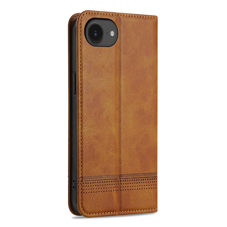 For iPhone 17e / 16e AZNS Magnetic Calf Texture Flip Leather Phone Case