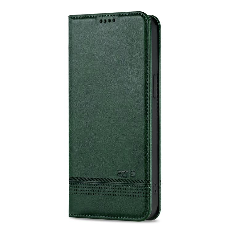 For iPhone 17e / 16e AZNS Magnetic Calf Texture Flip Leather Phone Case