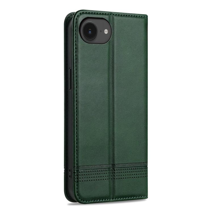 For iPhone 17e / 16e AZNS Magnetic Calf Texture Flip Leather Phone Case