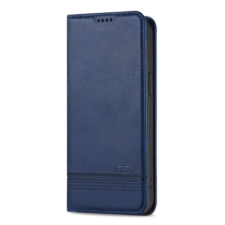 For iPhone 17e / 16e AZNS Magnetic Calf Texture Flip Leather Phone Case