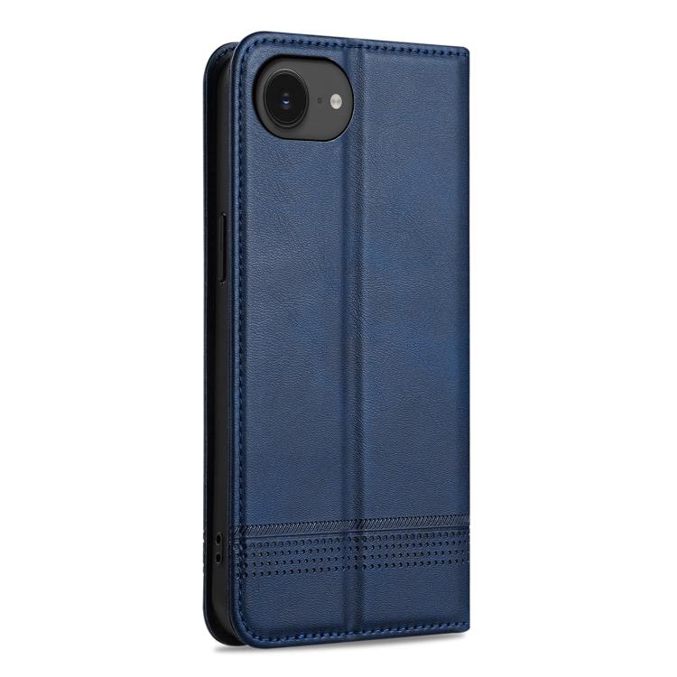 For iPhone 17e / 16e AZNS Magnetic Calf Texture Flip Leather Phone Case