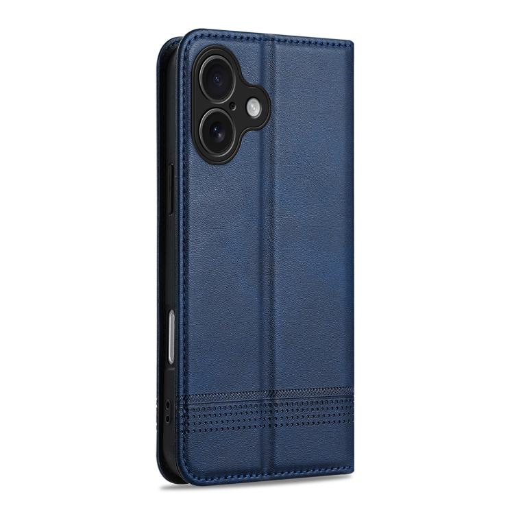 For iPhone 17 AZNS Magnetic Calf Texture Flip Leather Phone Case