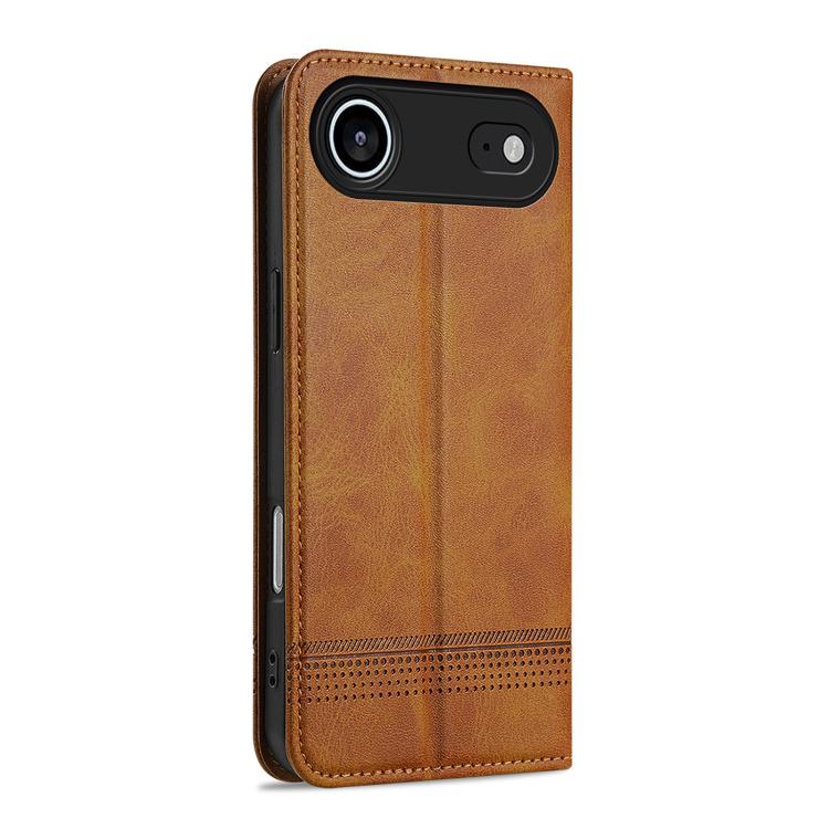 For iPhone Air AZNS Magnetic Calf Texture Flip Leather Phone Case