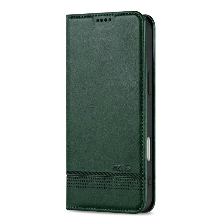 For iPhone Air AZNS Magnetic Calf Texture Flip Leather Phone Case