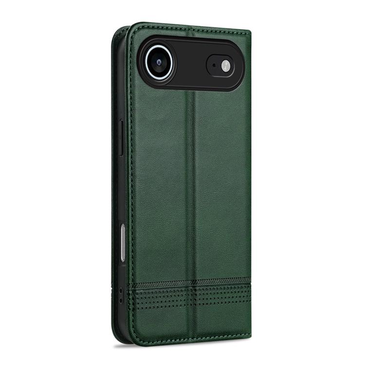 For iPhone Air AZNS Magnetic Calf Texture Flip Leather Phone Case