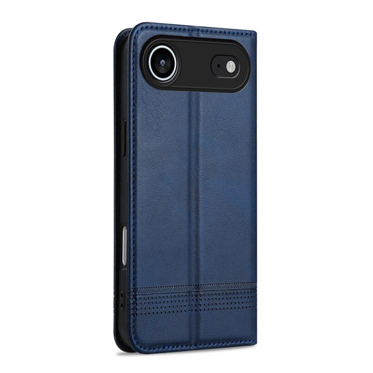 For iPhone Air AZNS Magnetic Calf Texture Flip Leather Phone Case