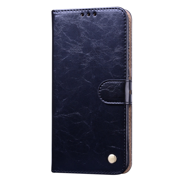 For Huawei Honor 9A Business Style Oil Wax Texture Horizontal Flip Leather Case with Holder & Card Slots & Wallet