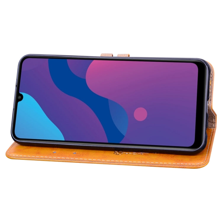 For Huawei Honor 9A Business Style Oil Wax Texture Horizontal Flip Leather Case with Holder & Card Slots & Wallet